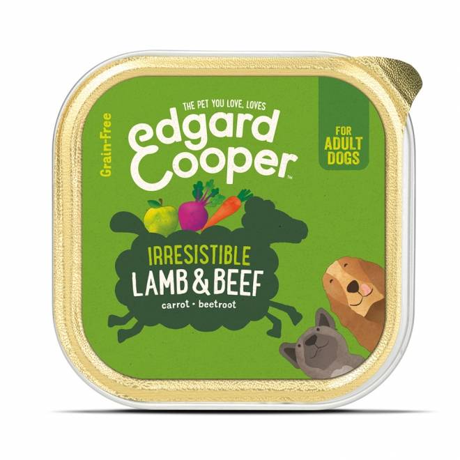Edgard&Cooper Dog lam & oksekjøtt