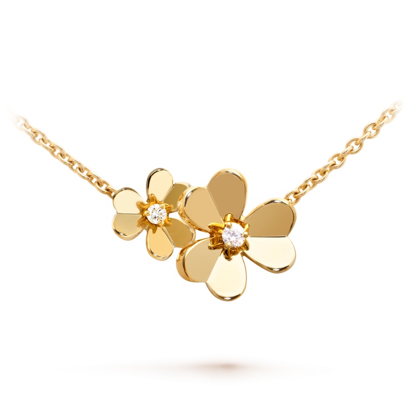 Frivole necklace, 9 flowers