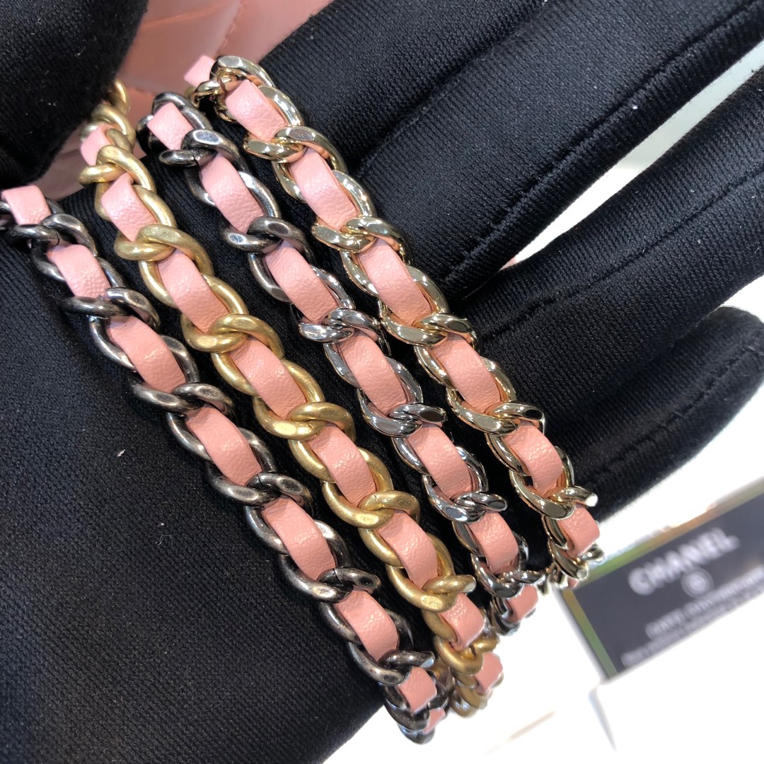 Gabrielle Small Quilted Aged Calfskin Backpack in Pink - Mocuir