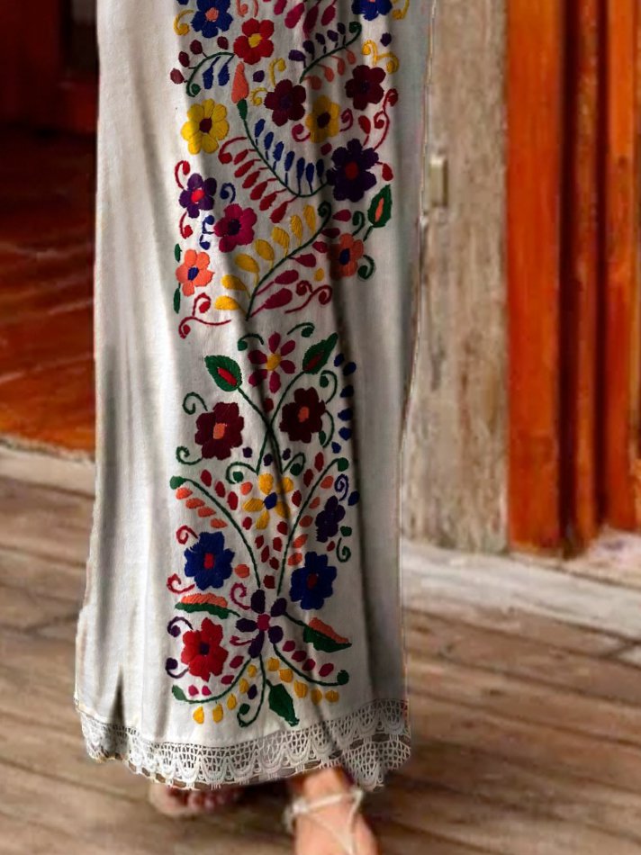 Floral Casual Jersey Dresses