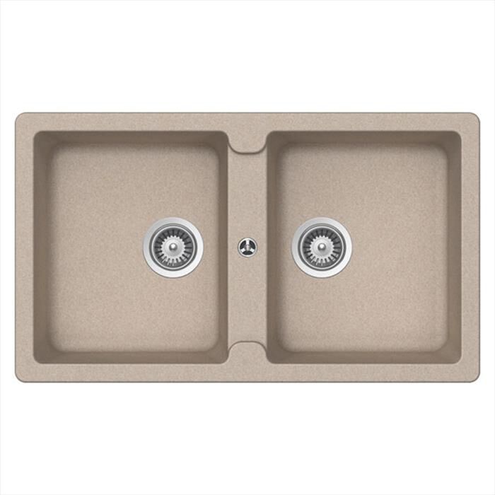 GLEM GAS - Lavello lneare LS286S 2 vasche-SABBIA