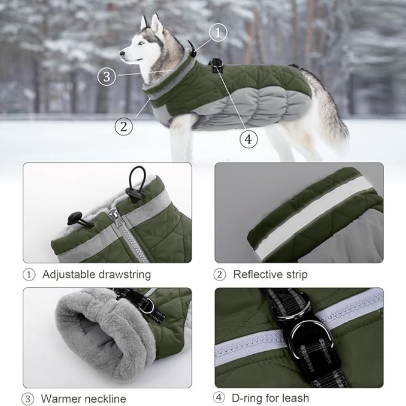 FURATTIRE Dog Coat Warm Dog