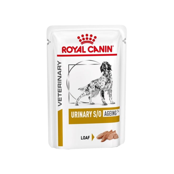 Royal Canin Veterinary Diets Dog Urinary S/O Ageing +7, 12x100 g