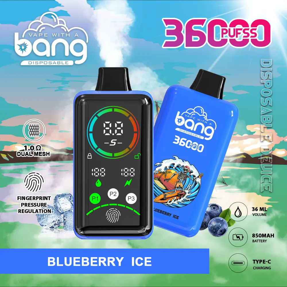 Bang 36K Power Advanced Fingerprint  Disposable Vape(3 pieces)