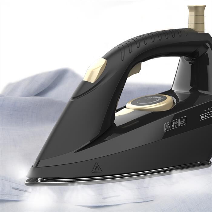 BLACK & DECKER - Sistema stirante BXSS2400E-Nero / gold