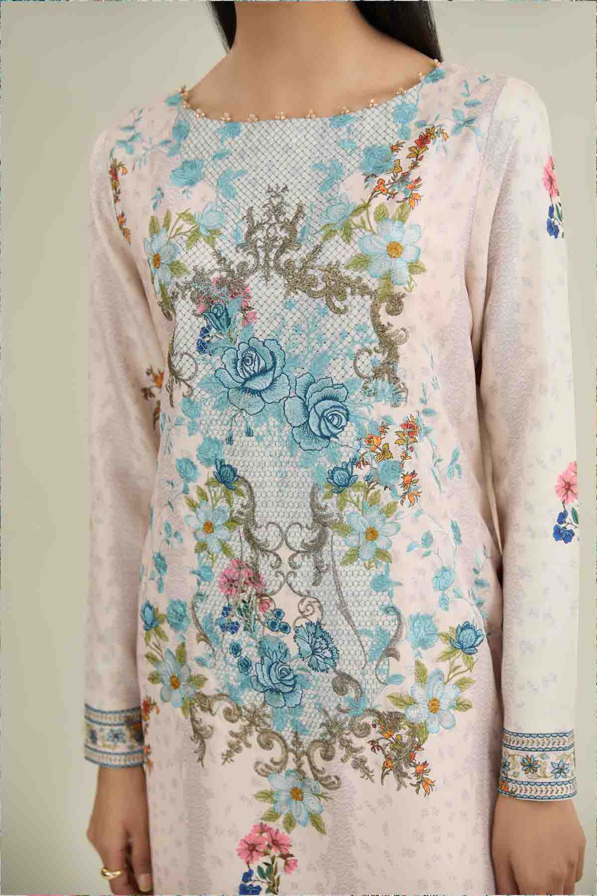 VISCOSE WOOL | EMBROIDERED