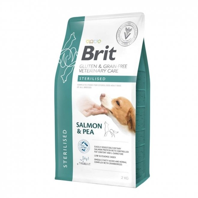 Brit Veterinary Care Dog Grain Free Sterilised Salmon with Pea