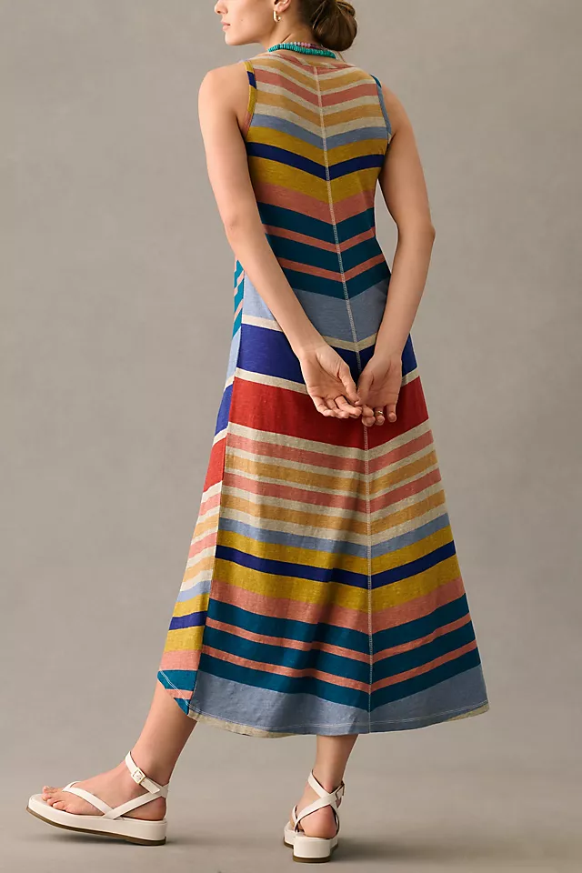 Chevron Lounge Dress GREY MOTIF