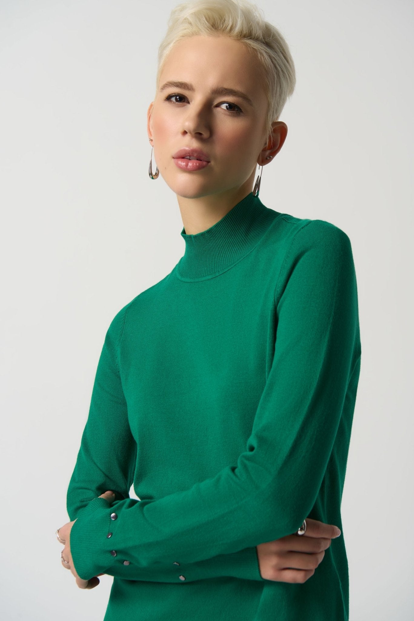 Mock Neck Layering Sweater