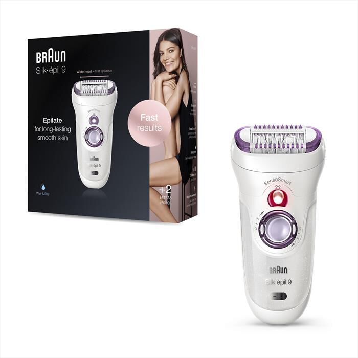 BRAUN - Silk-épil 9 9-700-Bianco/Viola