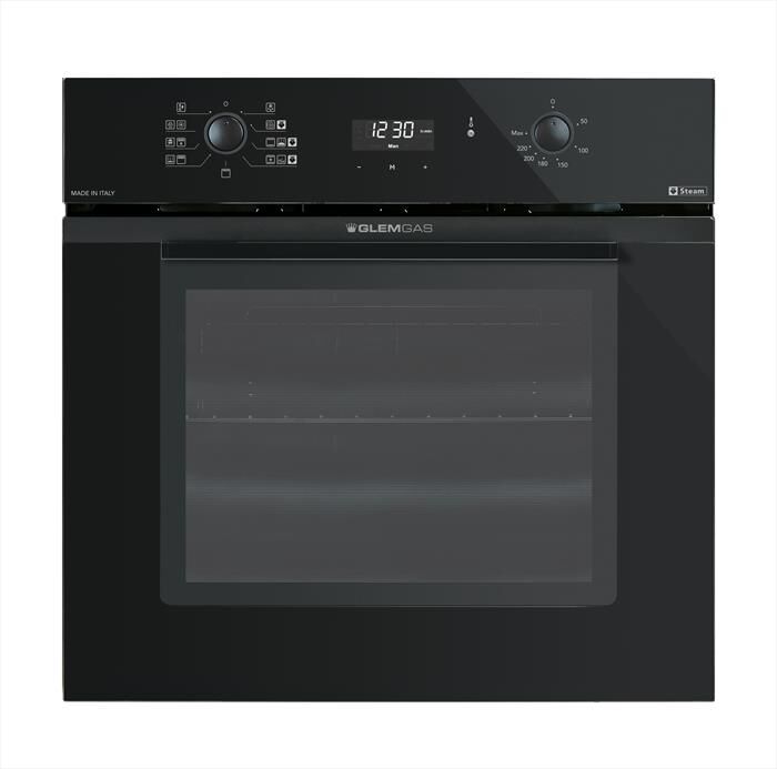 GLEM GAS - Forno incasso elettrico GFU98BK-S6V3 Classe A-Nero Lucido