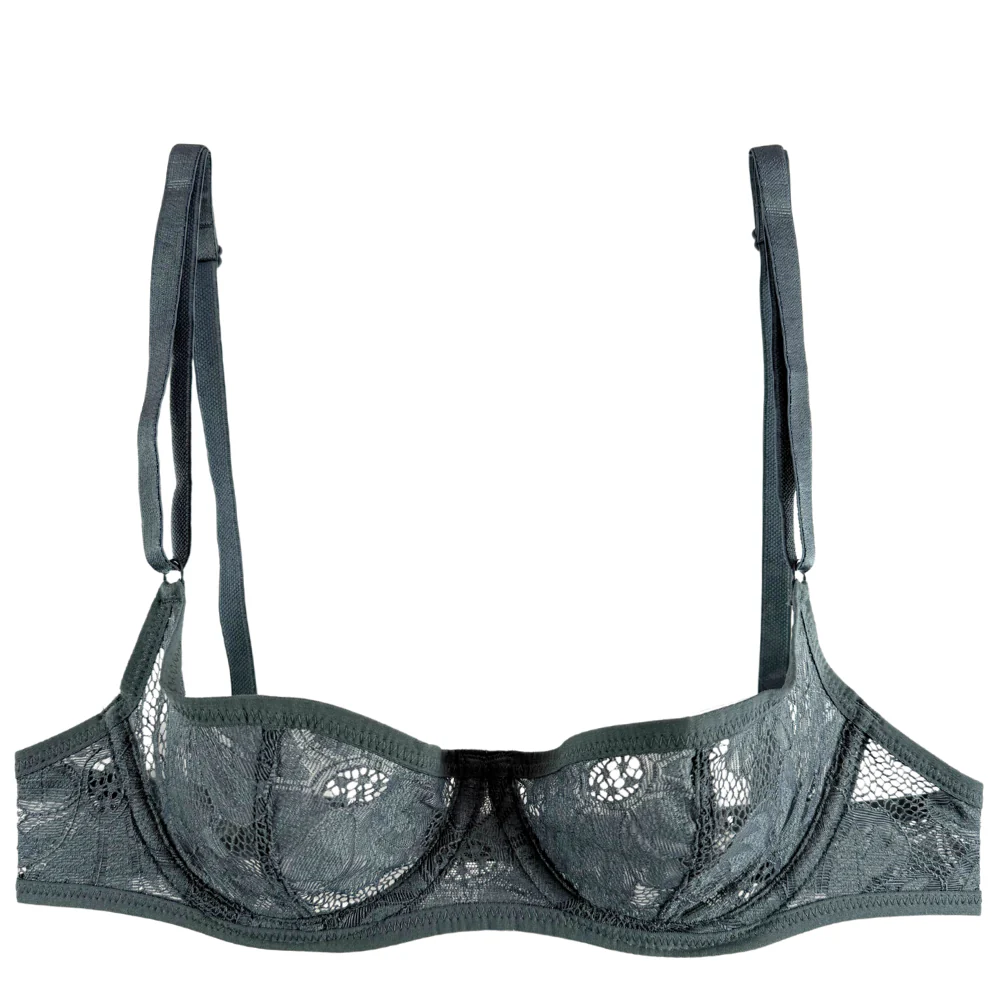 Yasmine Eslami Prune Balcony Bra