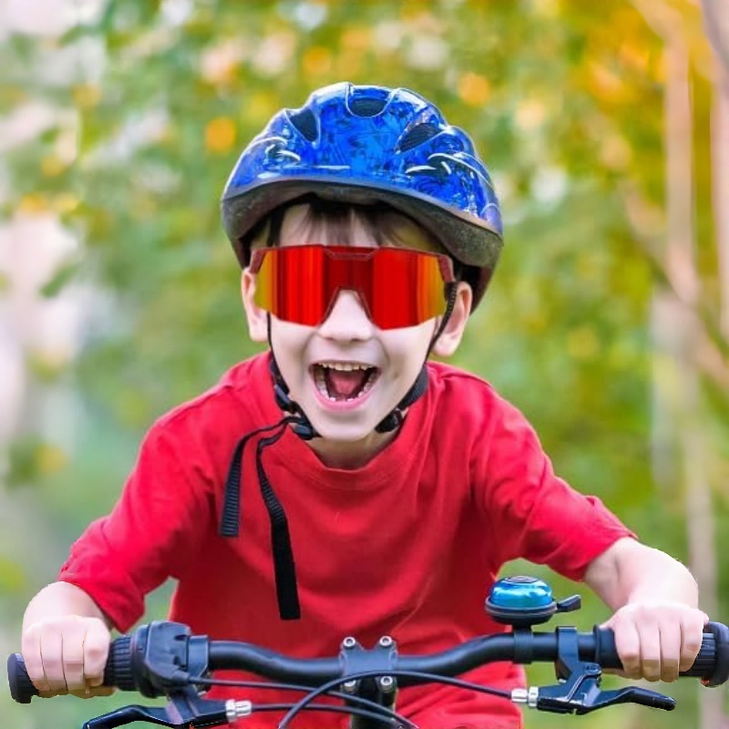 SKYBAMBI Kids Sunglasses Youth Baseball Sun Glasses