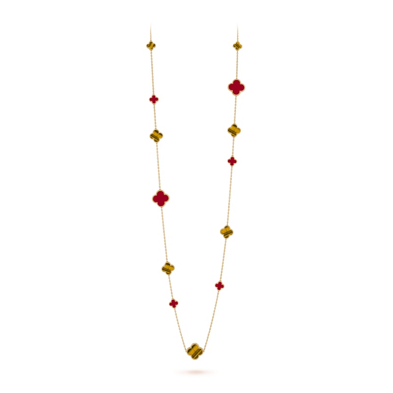 Magic Alhambra long necklace, 16 motifs