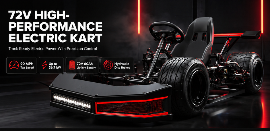 72V High-Performance Electric Racing Kart