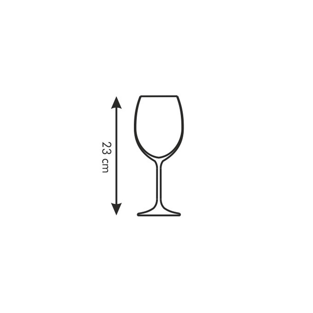 Sklenice na červené víno SOMMELIER 450 ml, 6 ks