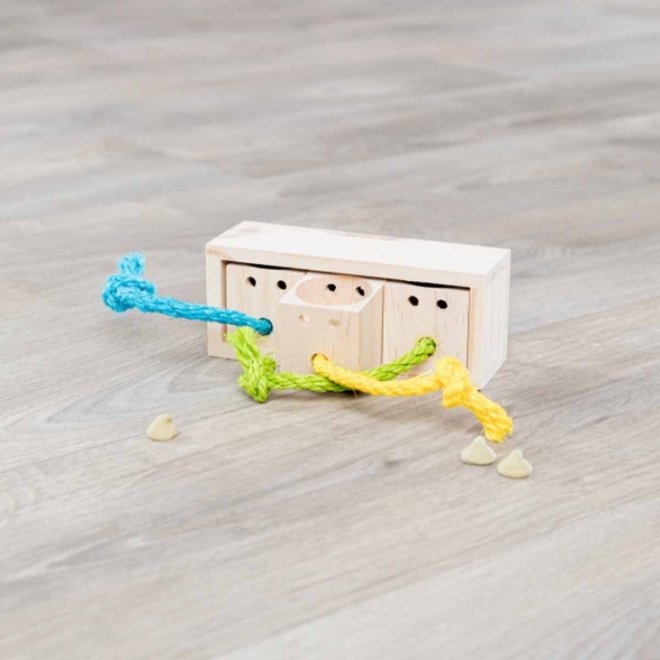 Trixie Snack Cube leker til gnager & fugl i tre 16×6×7 cm