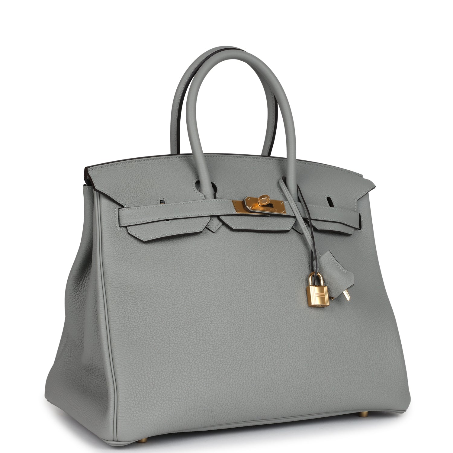Birkin 35 Gris Mouette Togo Gold Hardware