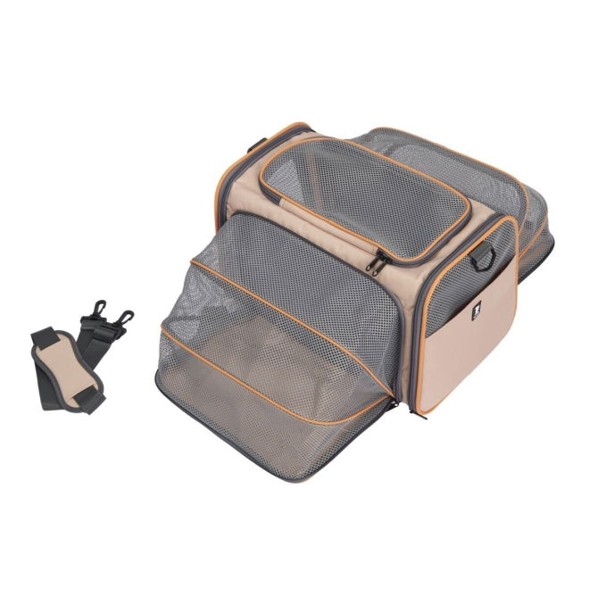 Feel Active Tour transportveske med to utvidbare sider beige