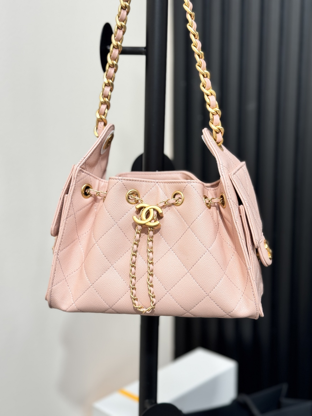 25Bag Mini Drawstring Bag（Pink） - Mocuir