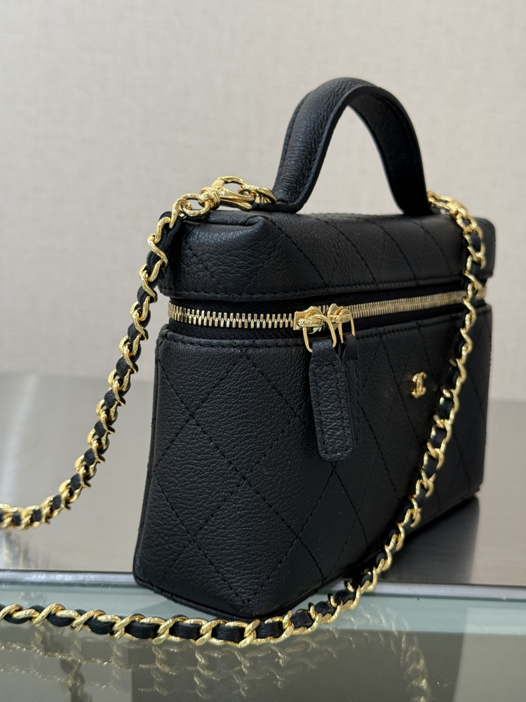 Clutch with Chain (LP Style Bag) - Mocuir