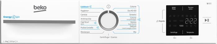 BEKO - Lavatrice BMWU3921W 9 Kg Classe A-White