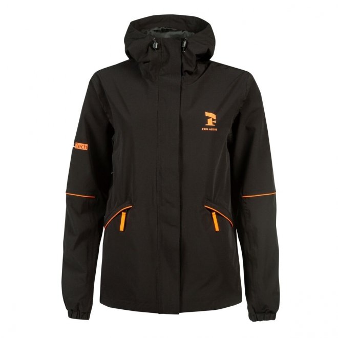 Feel Active Feel Tech Sportsjakke Sort/Orange