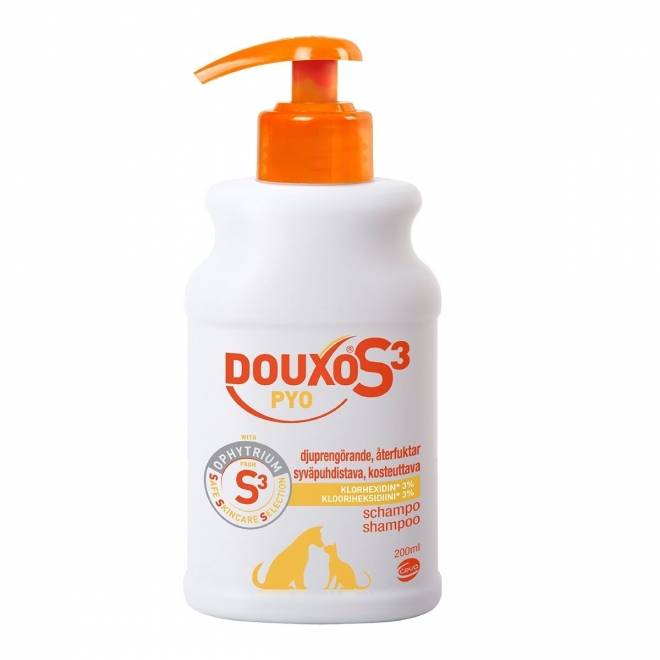DOUXO S3 PYO Sjampo