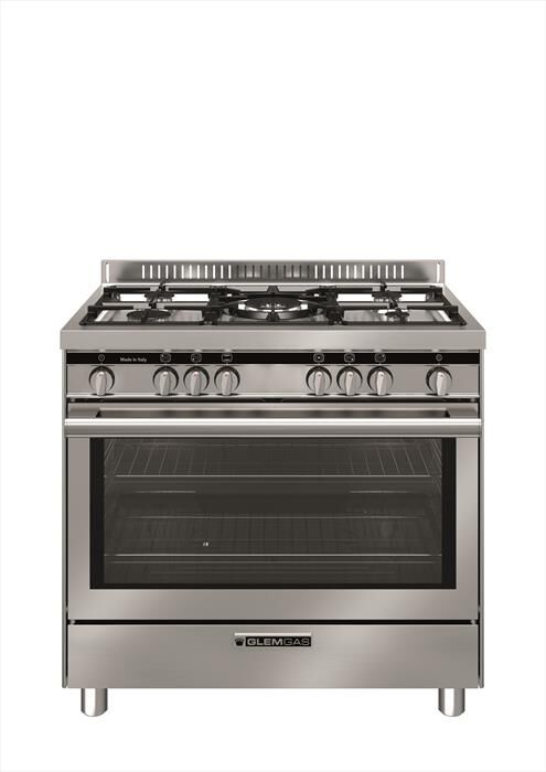 GLEM GAS - Cucina a gas ST965VI Classe A-INOX