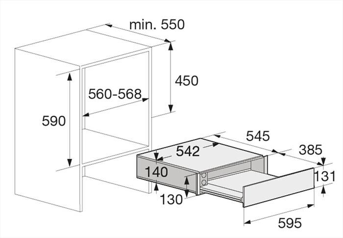 ASKO - ODW 8126 S Cassetto scaldastoviglie-Acciaio antimpronta