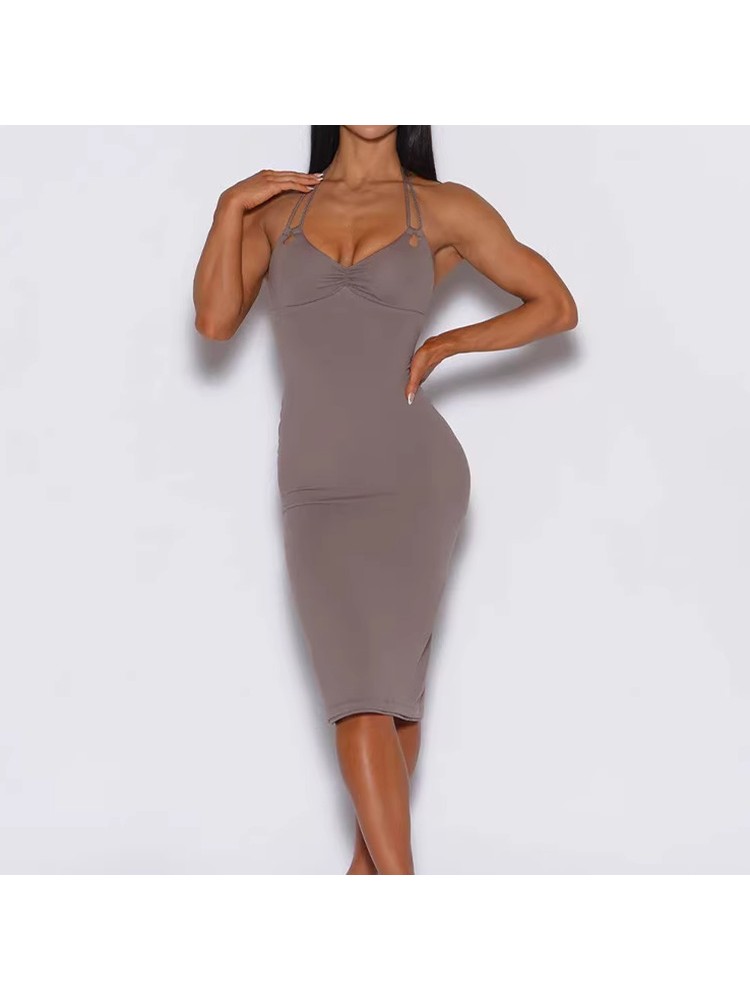 Halter Backless Spaghetti Straps Yoga Sets