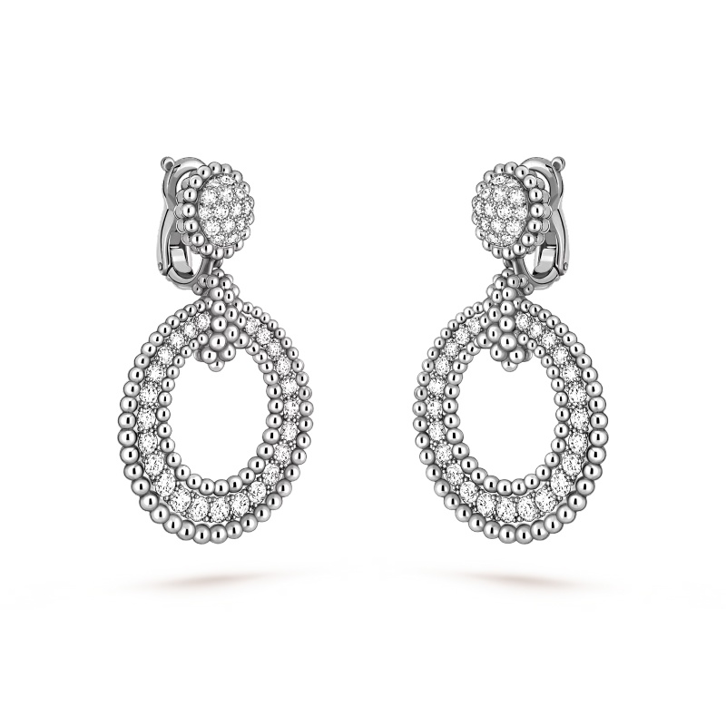 Perlée diamonds earrings