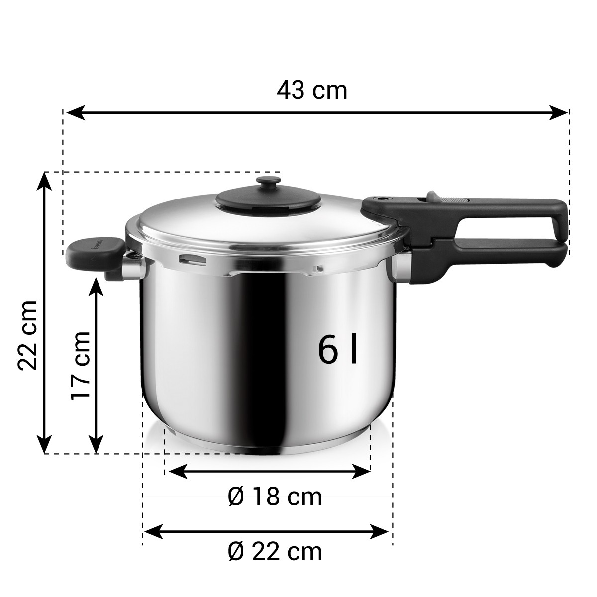 Tlakový hrnec GrandCHEF 6,0 l