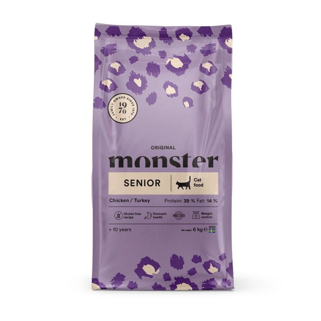 Monster Cat Original Senior Chicken & Turkey
