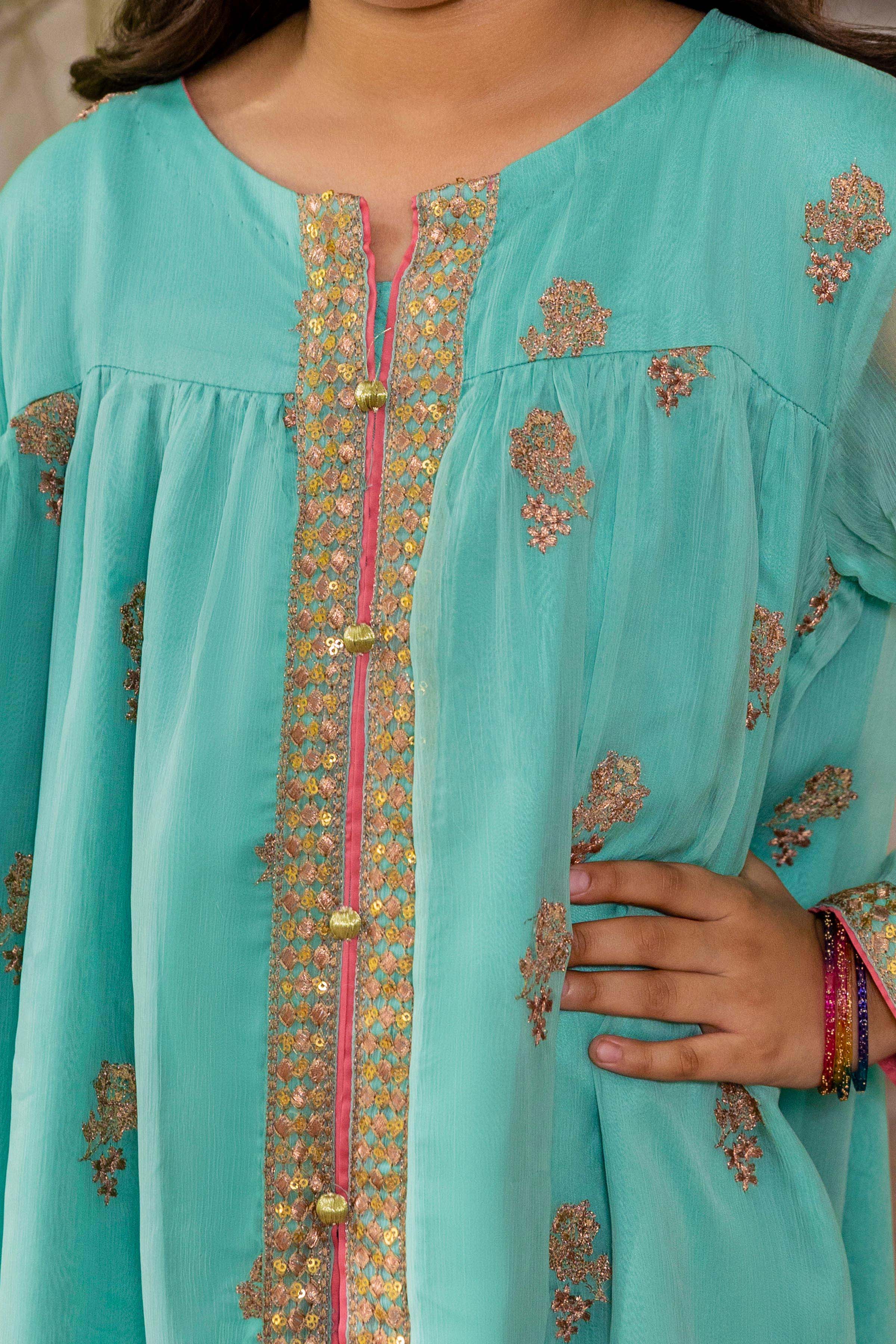 Embroidered Co-Ord - KPL20126