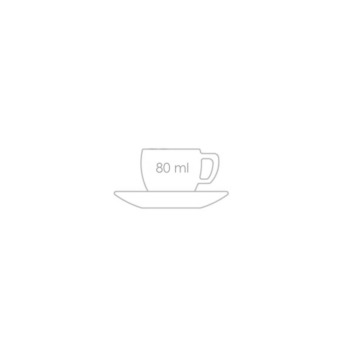 Šálek na espresso CREMA, s podšálkem