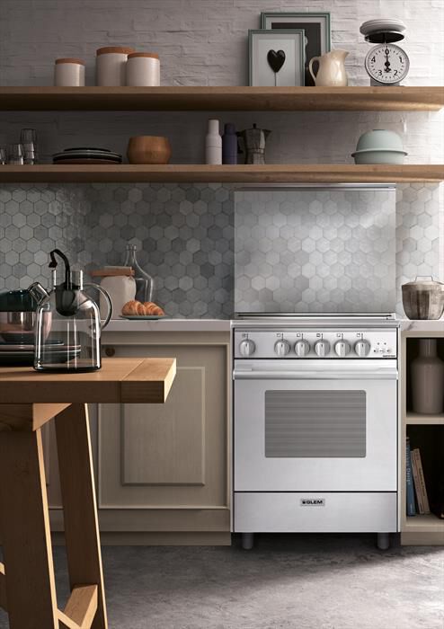 GLEM GAS - Cucina a gas UN965VX Classe A-BIANCO