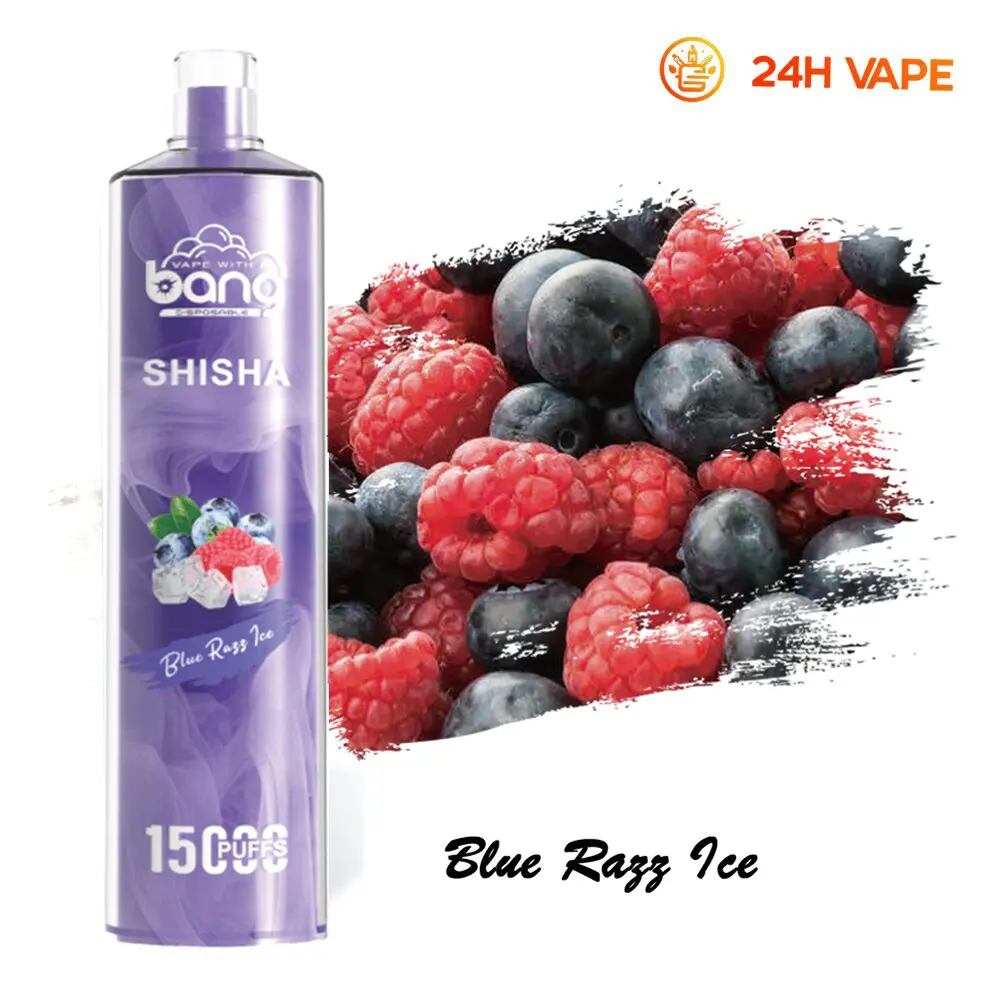 （3 pieces）Bang SHISHA 15000 Puffs Direct To Lung Disposable Electronic Cigarette New Vape Pen