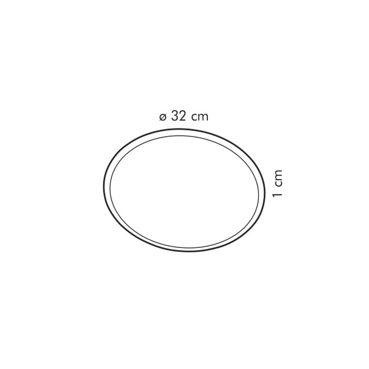 Forma na pizzu DELÍCIA ø 32 cm