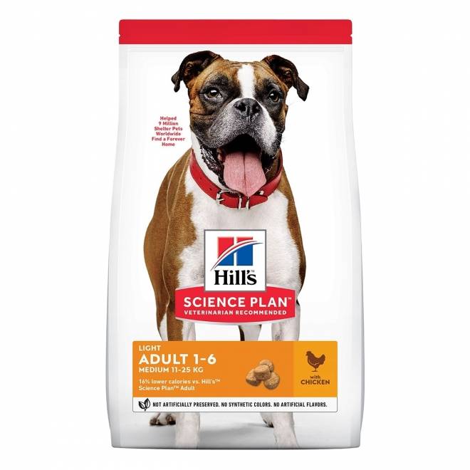 Hill's Science Plan Dog Adult Medium Light Chicken