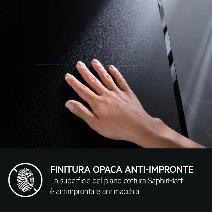 AEG - Piano cottura elettrico TI84IB30IZ 77 cm-Nero