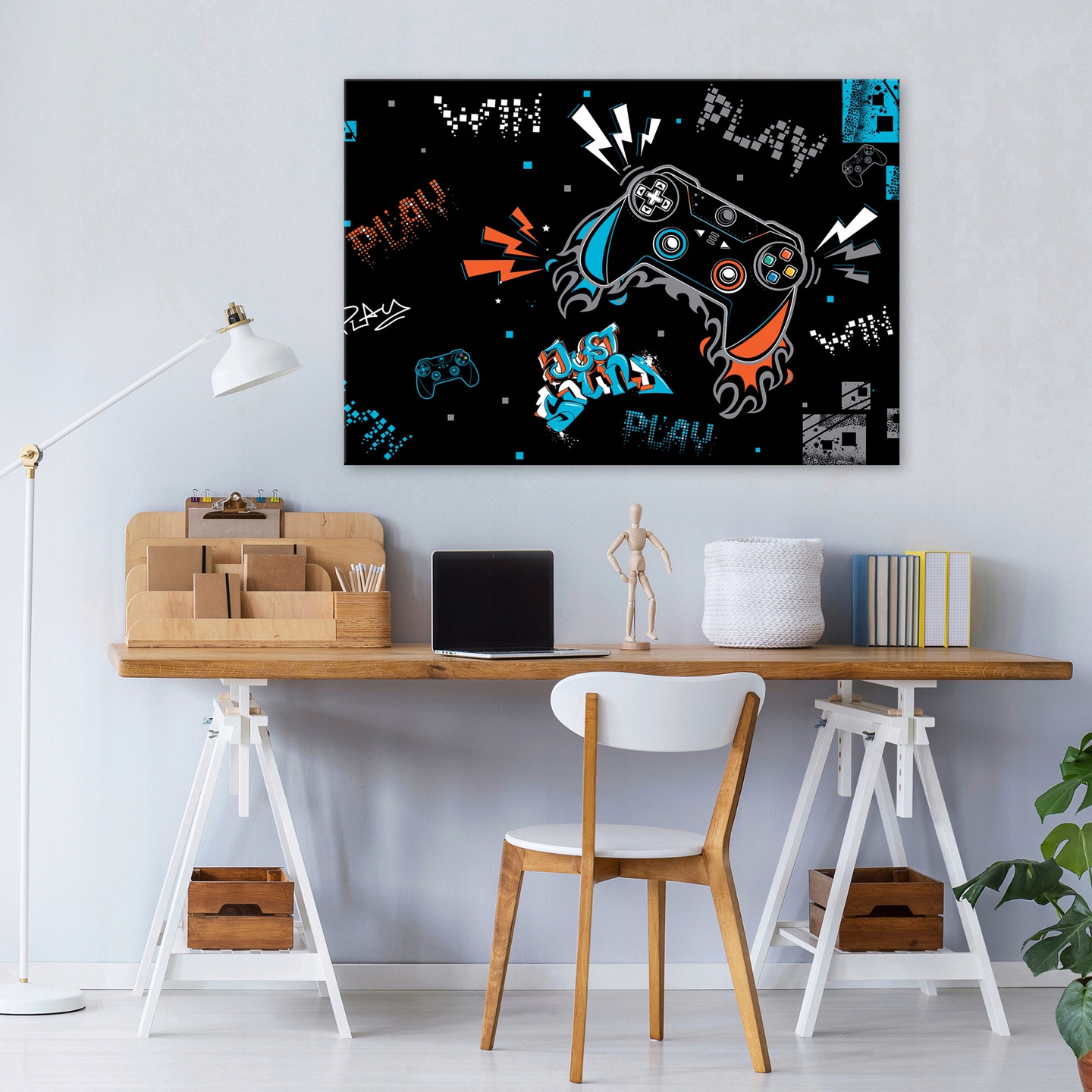Picture for a child's room, youth player, 60x40