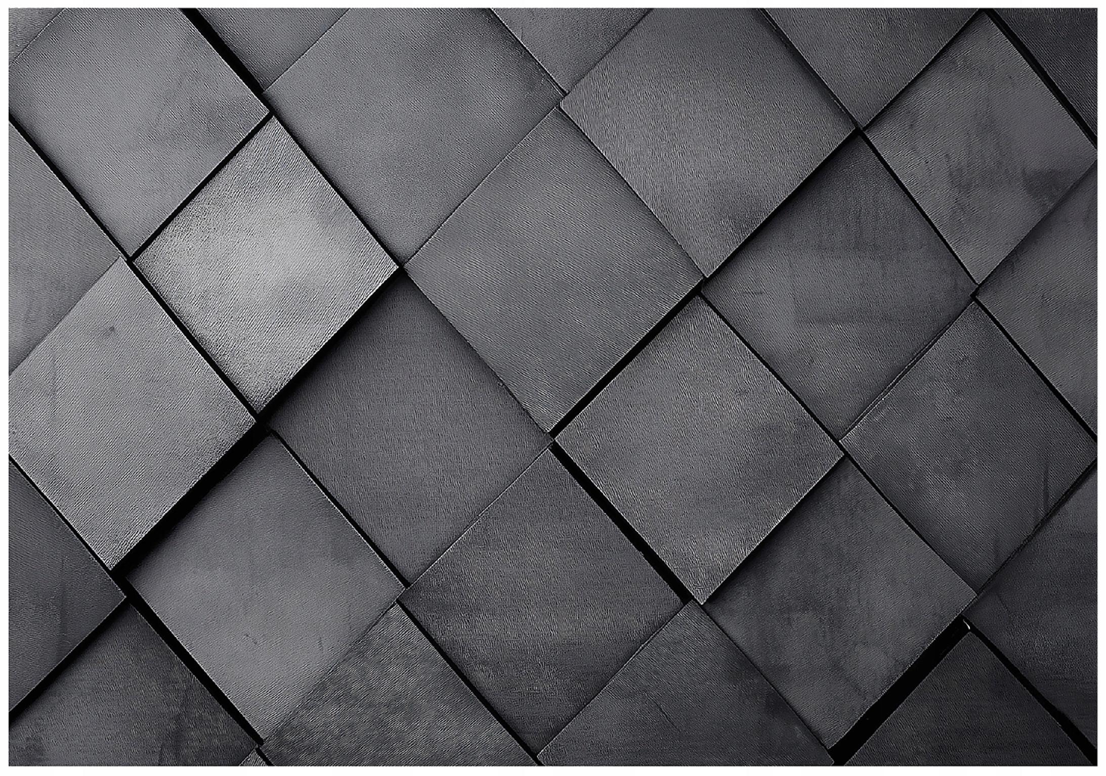 3D abstract wall mural, black, for the bedroom or living room, non-woven wallpaper,