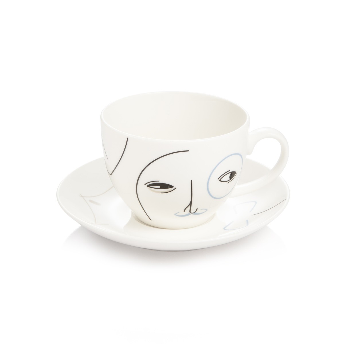 Šálek s podšálkem myCOFFEE, 2 ks, Emotions