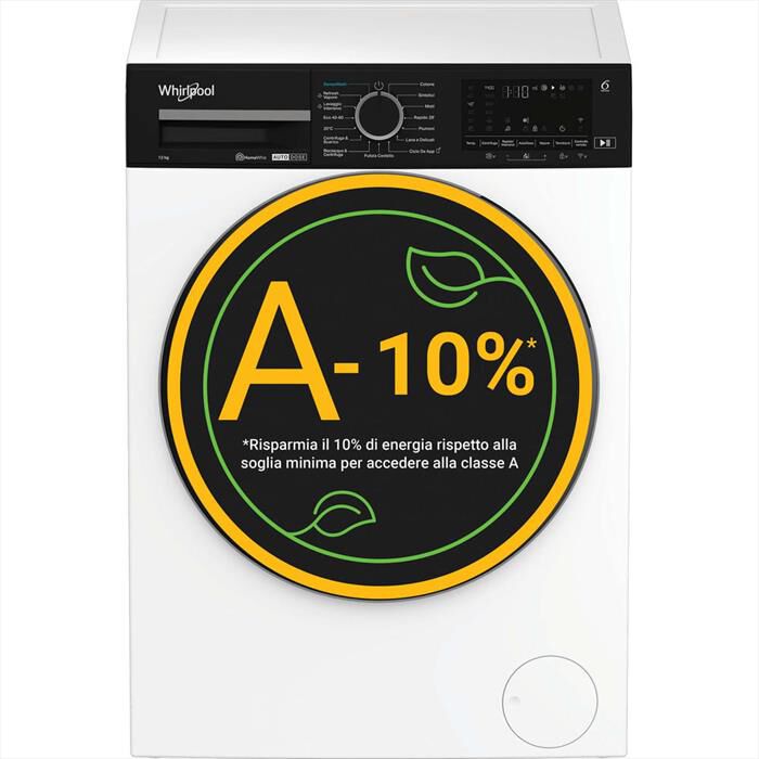 WHIRLPOOL - Lavatrice WPM27WADSIT 12 Kg Classe A-Bianco