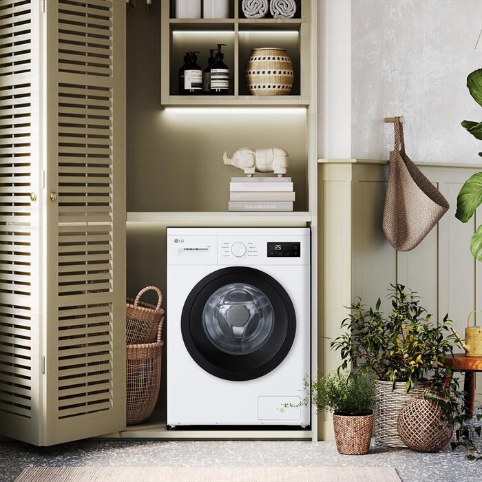 LG - Lavatrice F4NA10S8NWK SERIE A1 8 Kg Classe A-White