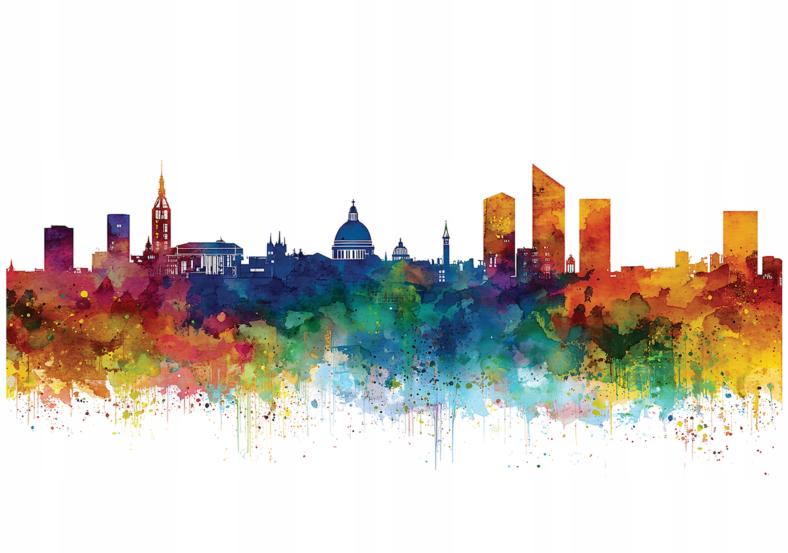 Wall mural for teenagers, graffiti city, youth wallpaper,