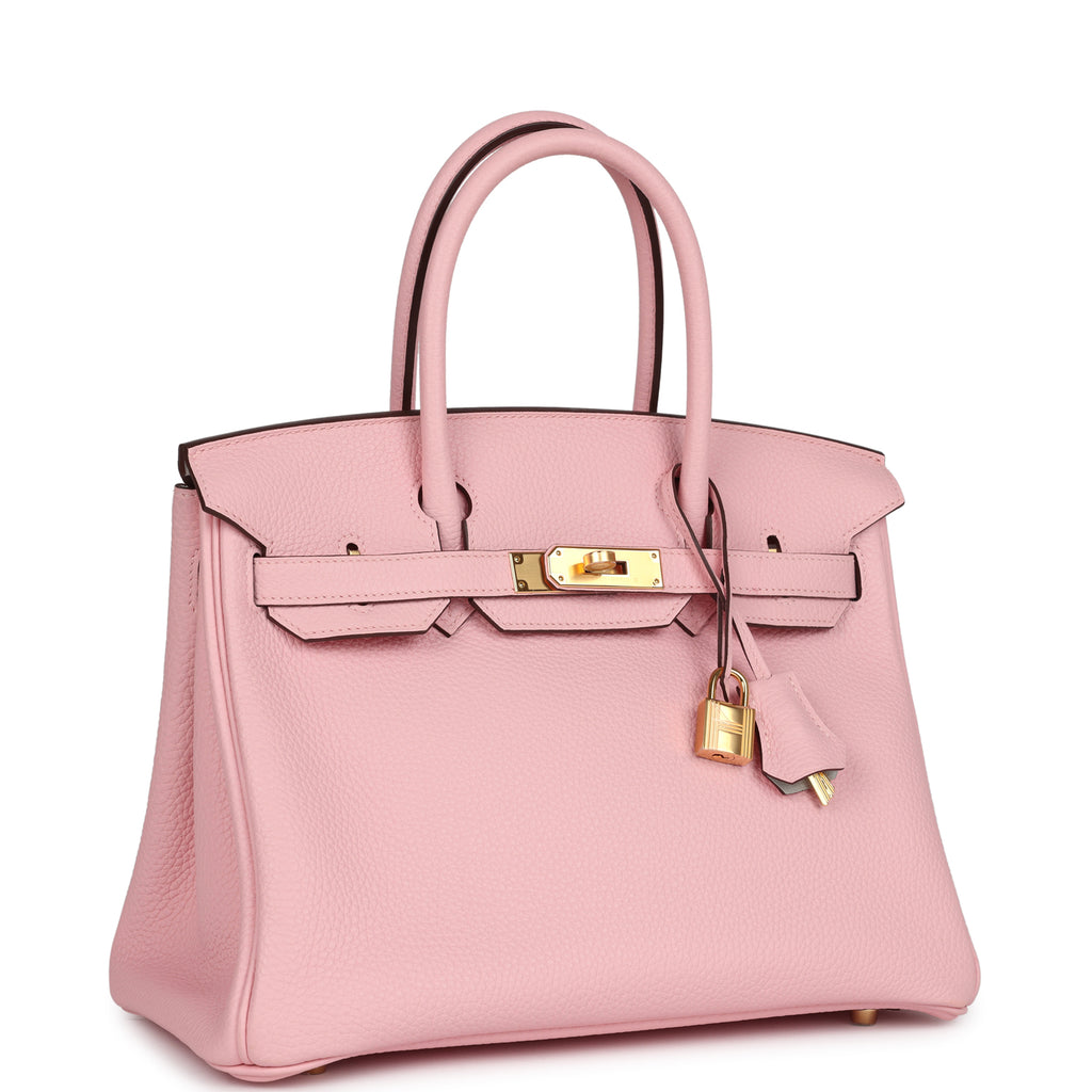 Special Order (HSS) Birkin 30 Rose Sakura Verso Clemence Gold Hardware