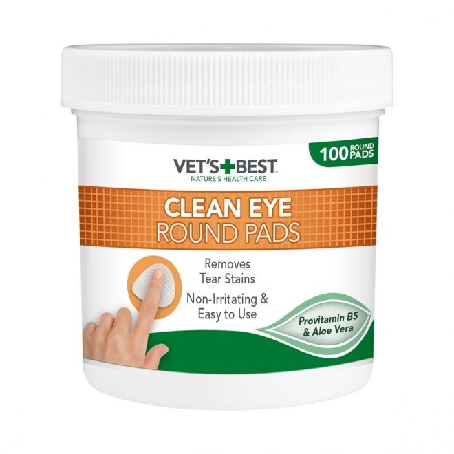 Vet's Best Clean Eye Round Eye Pads