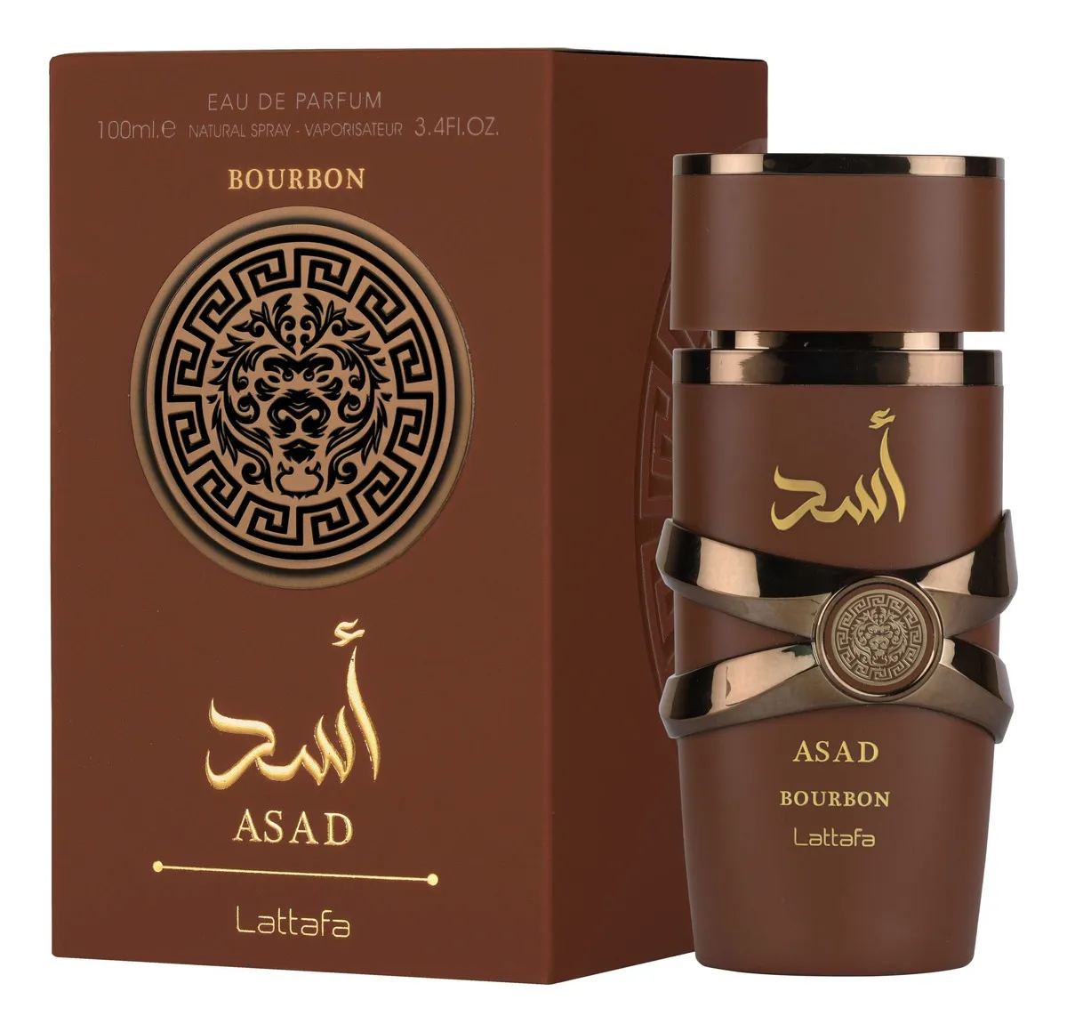 Lattafa Asad Bourbon Eau De Parfum Hombre 100ml